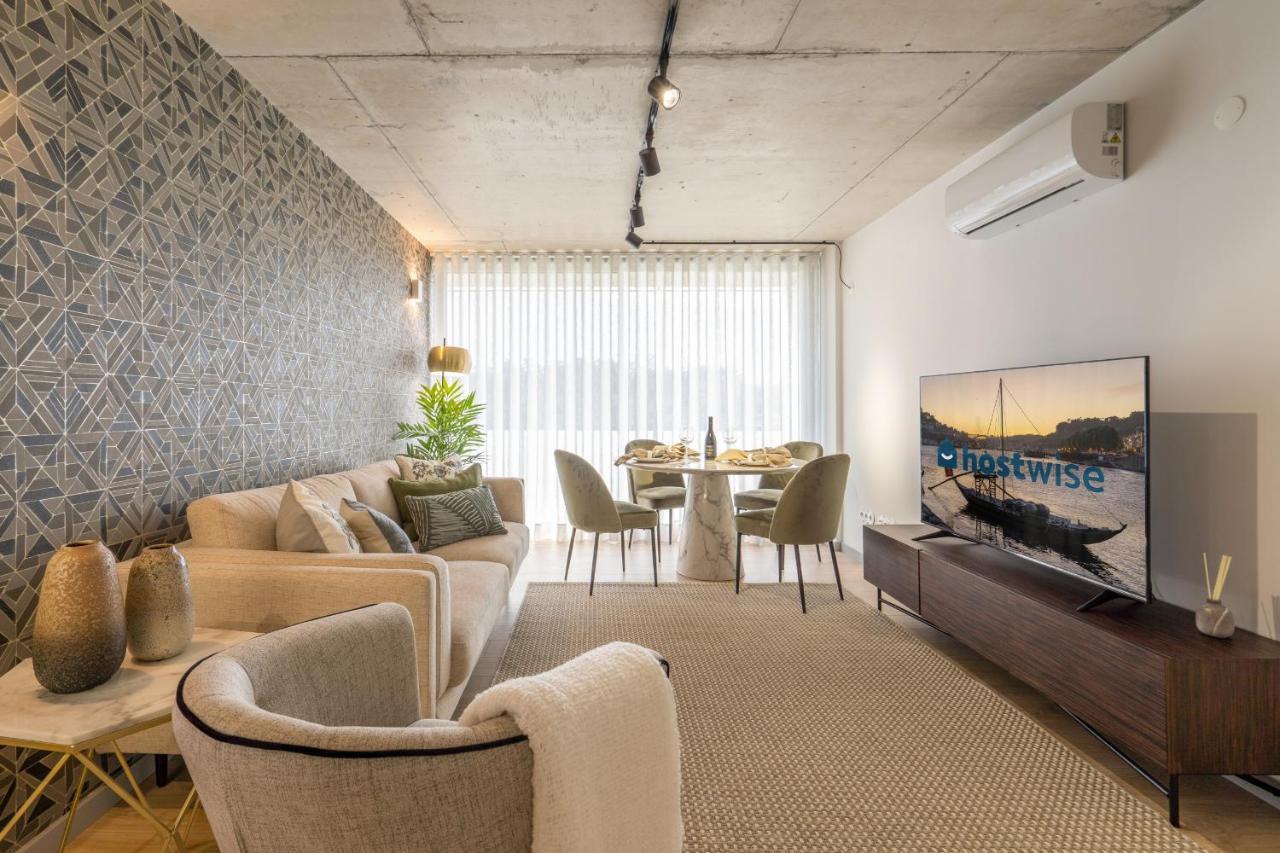 Host Wise - Luxurious Impressive Apartment - Balcony And Pool Vila Nova de Gaia Exteriör bild