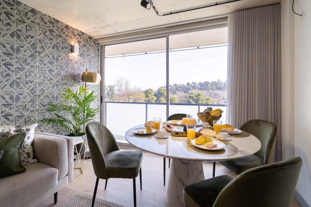 Host Wise - Luxurious Impressive Apartment - Balcony And Pool Vila Nova de Gaia Exteriör bild