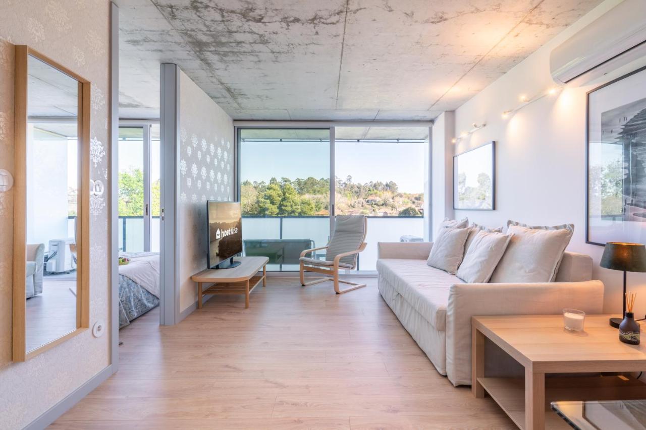 Host Wise - Luxurious Impressive Apartment - Balcony And Pool Vila Nova de Gaia Exteriör bild
