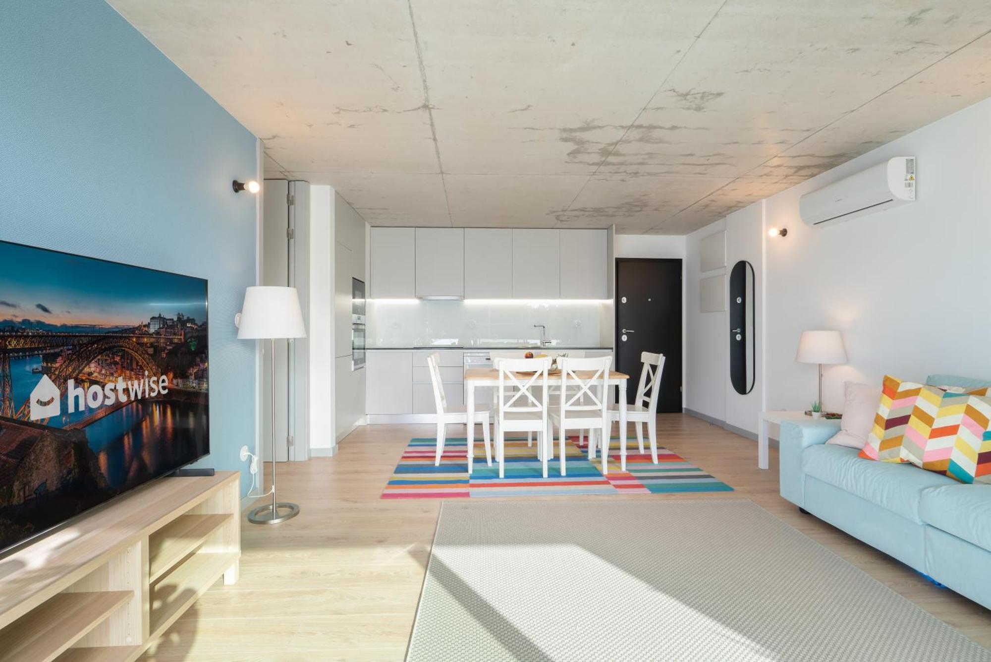 Host Wise - Luxurious Impressive Apartment - Balcony And Pool Vila Nova de Gaia Exteriör bild