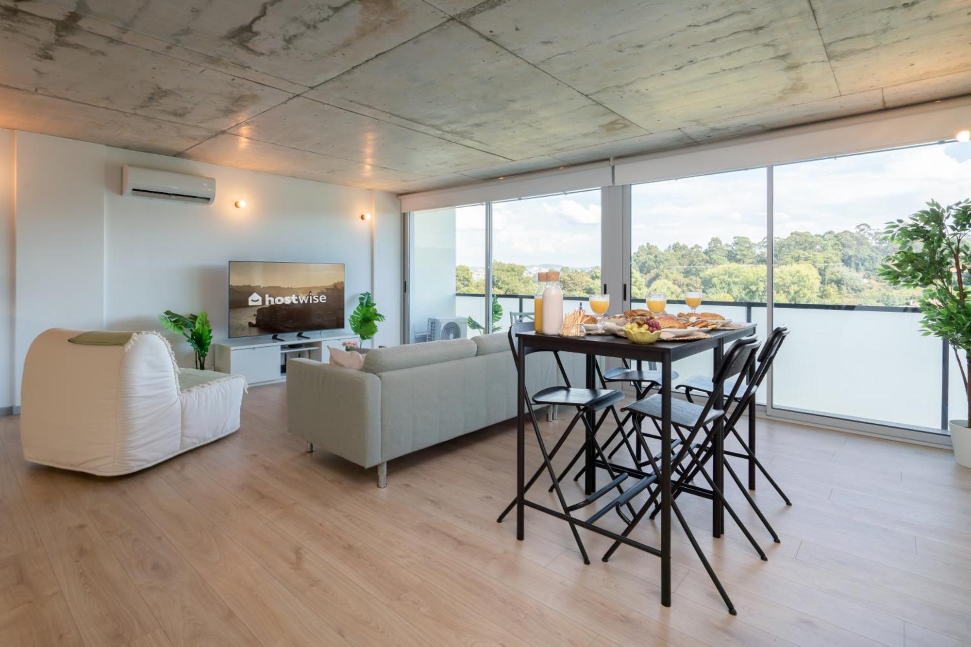 Host Wise - Luxurious Impressive Apartment - Balcony And Pool Vila Nova de Gaia Exteriör bild