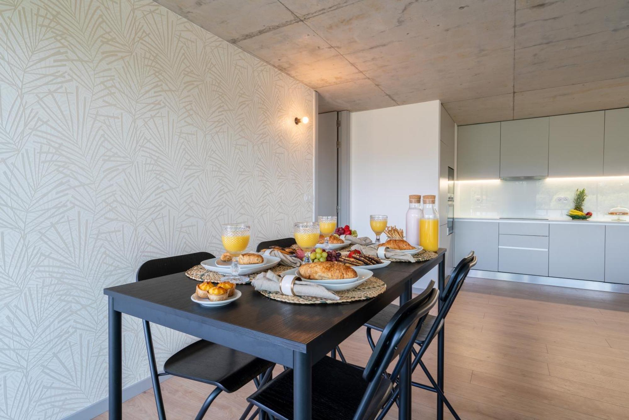 Host Wise - Luxurious Impressive Apartment - Balcony And Pool Vila Nova de Gaia Rum bild