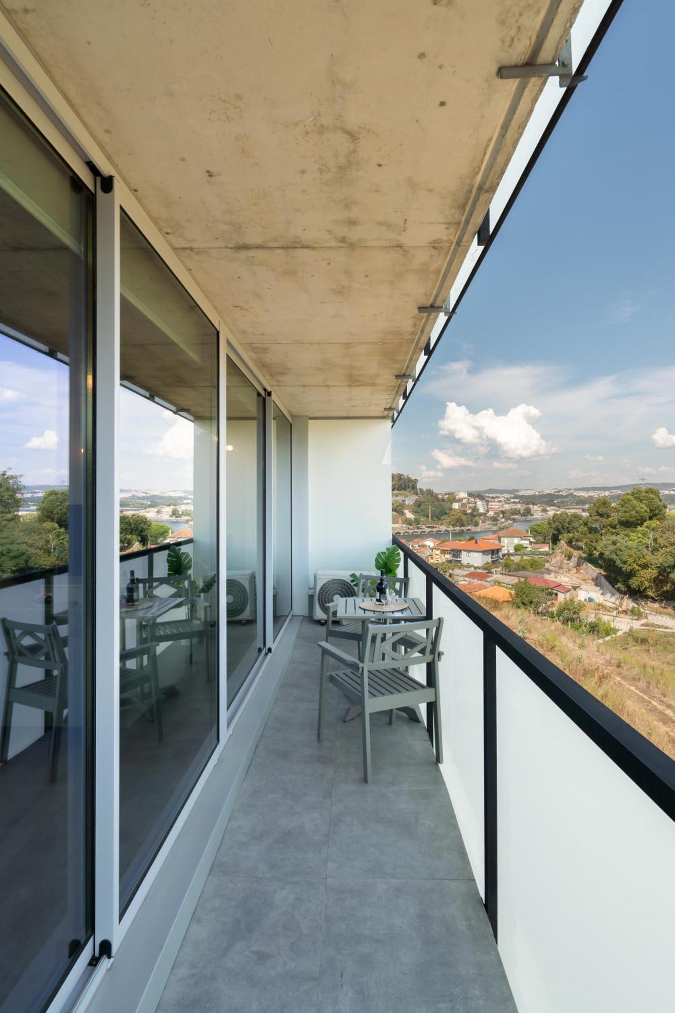 Host Wise - Luxurious Impressive Apartment - Balcony And Pool Vila Nova de Gaia Rum bild