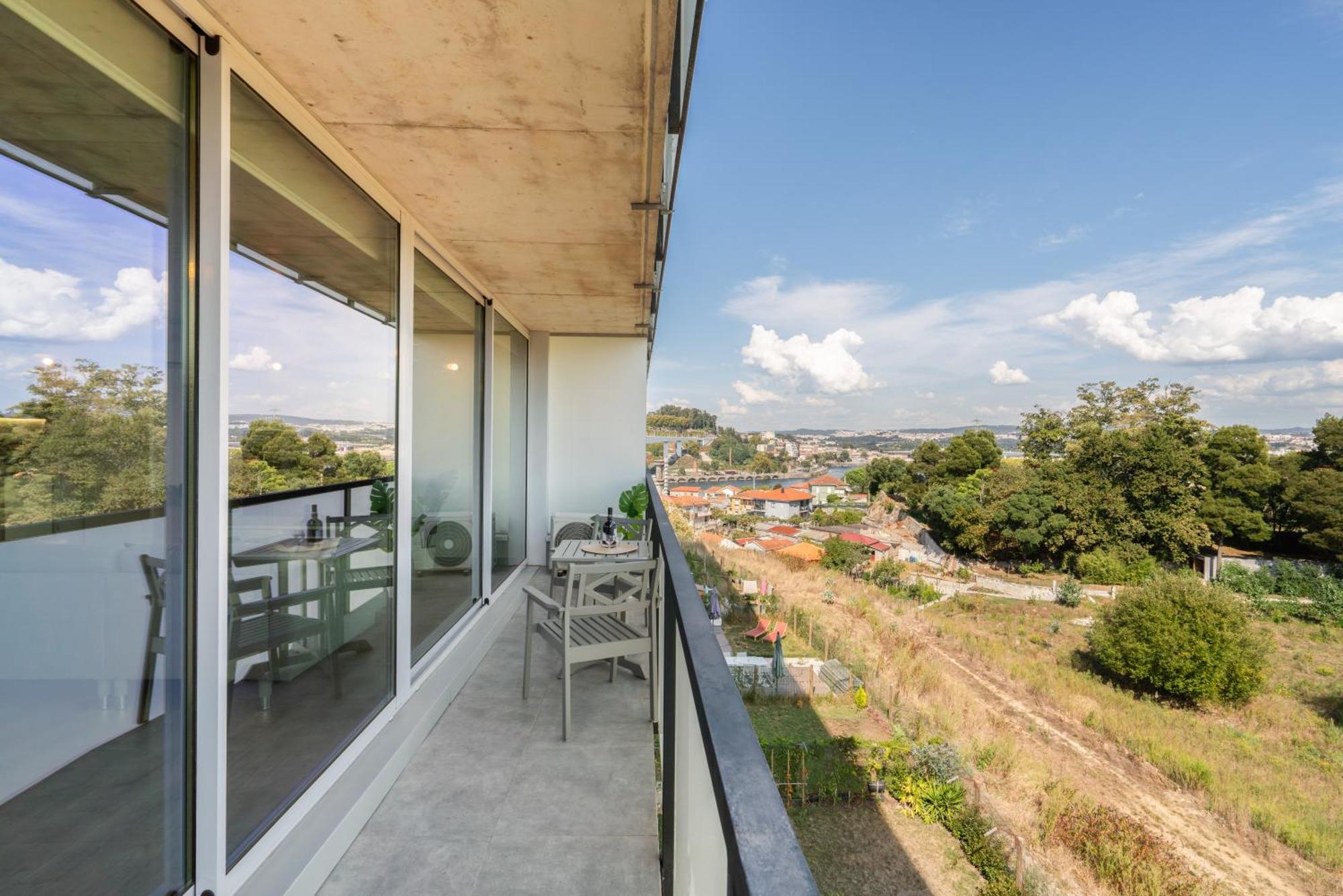 Host Wise - Luxurious Impressive Apartment - Balcony And Pool Vila Nova de Gaia Rum bild