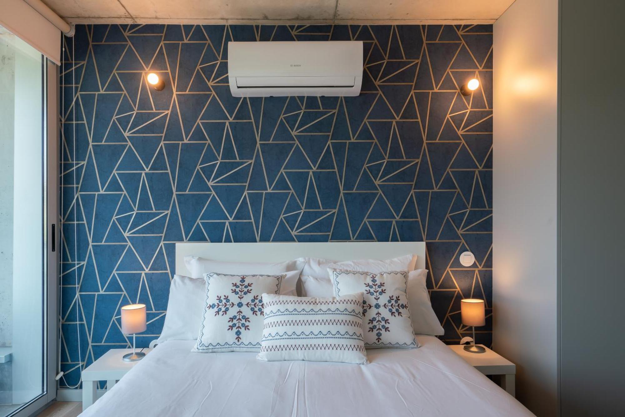 Host Wise - Luxurious Impressive Apartment - Balcony And Pool Vila Nova de Gaia Rum bild