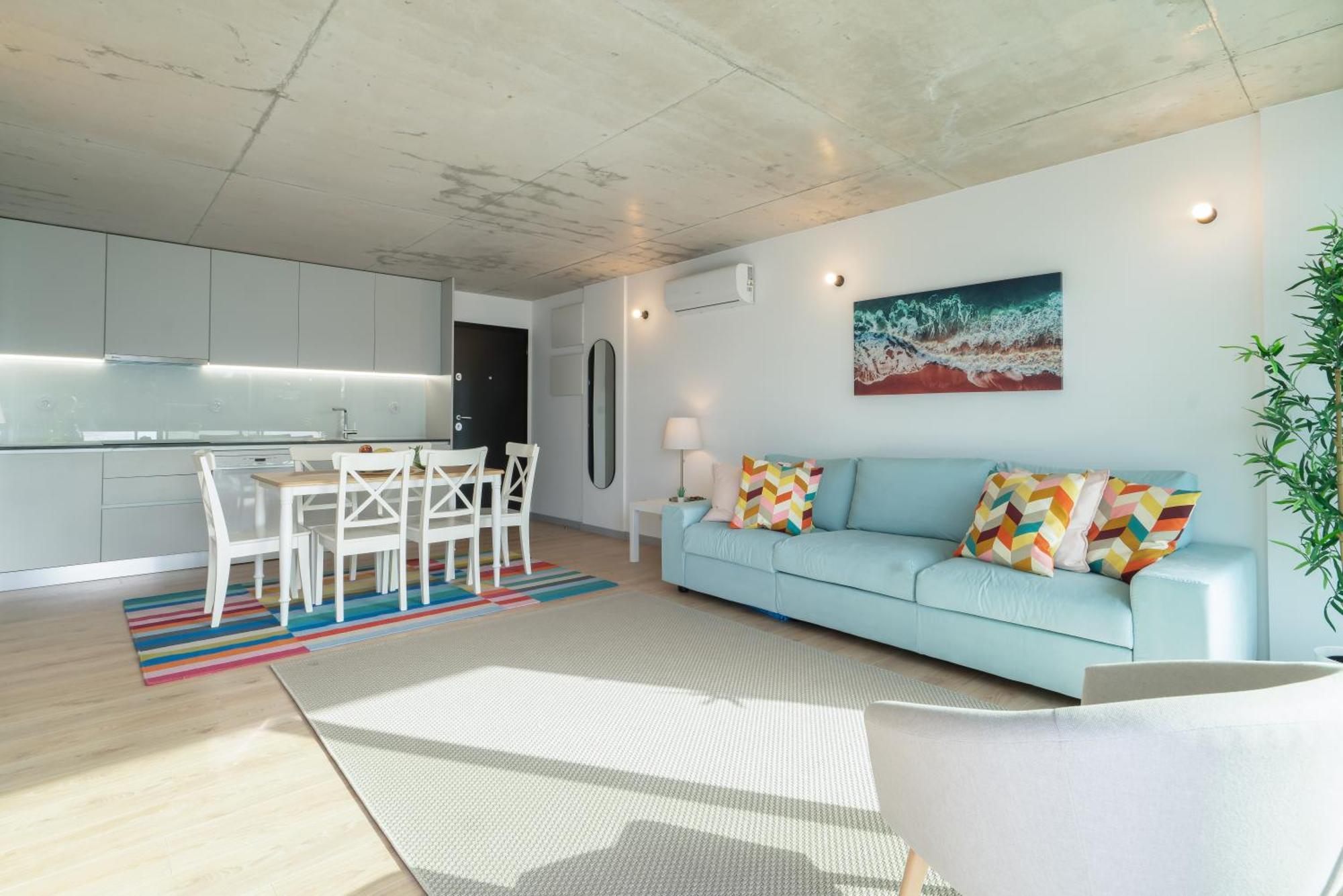 Host Wise - Luxurious Impressive Apartment - Balcony And Pool Vila Nova de Gaia Rum bild
