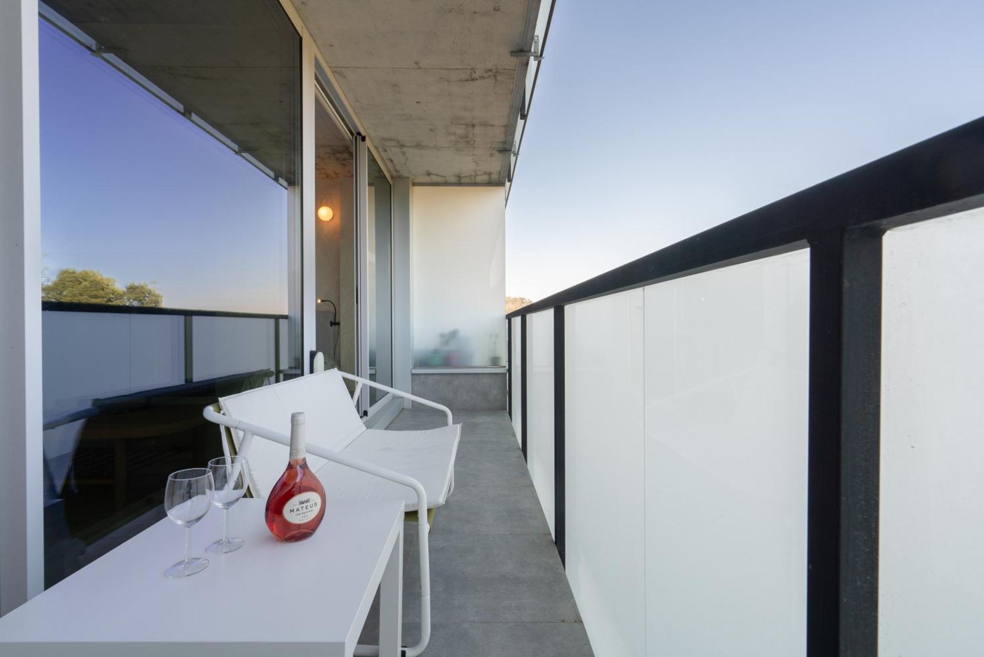 Host Wise - Luxurious Impressive Apartment - Balcony And Pool Vila Nova de Gaia Rum bild