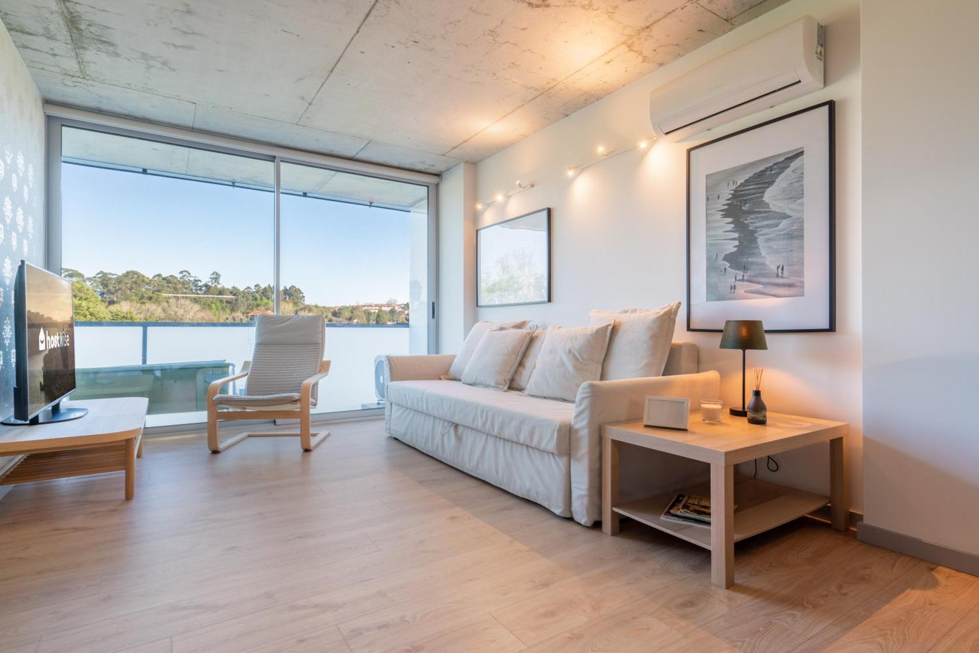 Host Wise - Luxurious Impressive Apartment - Balcony And Pool Vila Nova de Gaia Rum bild